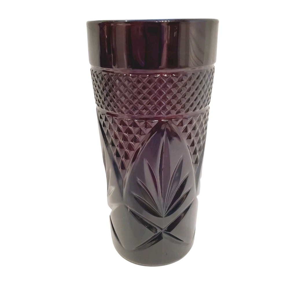 Ruby Red 12 Oz. Water Glass Luminarc Cristal d' Argues Duran Vintage